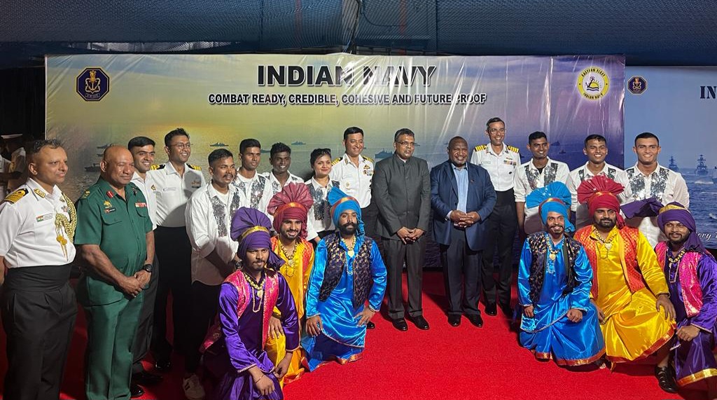 Prime Minister James Marape Welcomes Indian Naval Vessels, Strengthens India-Papua New Guinea Relations