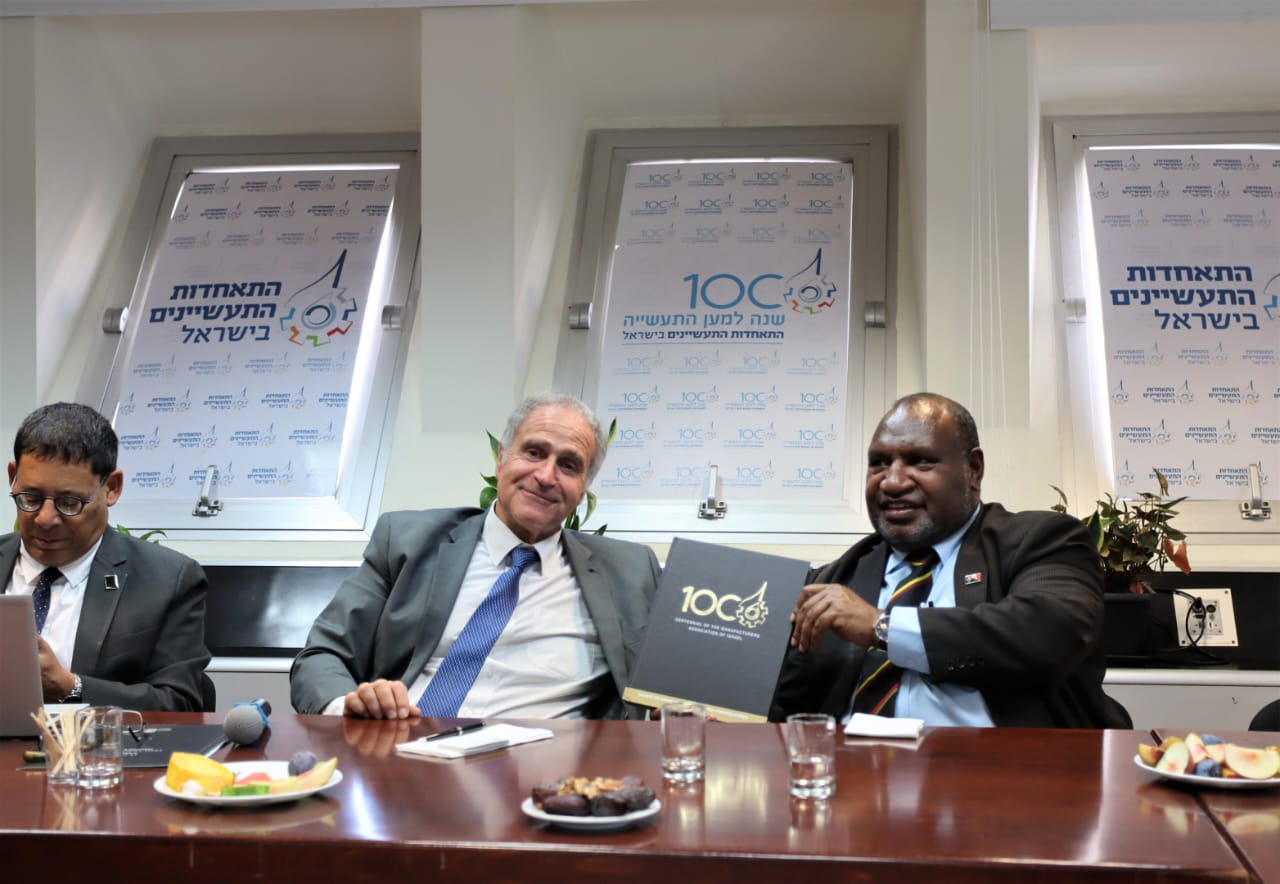 PM MARAPE INVITES ISRAELI BUSINESSES TO A SPECIAL ECONOMIC ZONE IN PAPUA NEW GUINEA