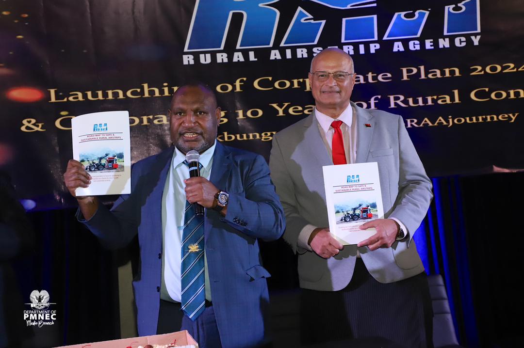 Prime Minister Hon. James Marape Commends Rural Airstrips Agency (RAA) and Third-Level Airlines for their Vital Role in Connecting Rural Papua New Guinea