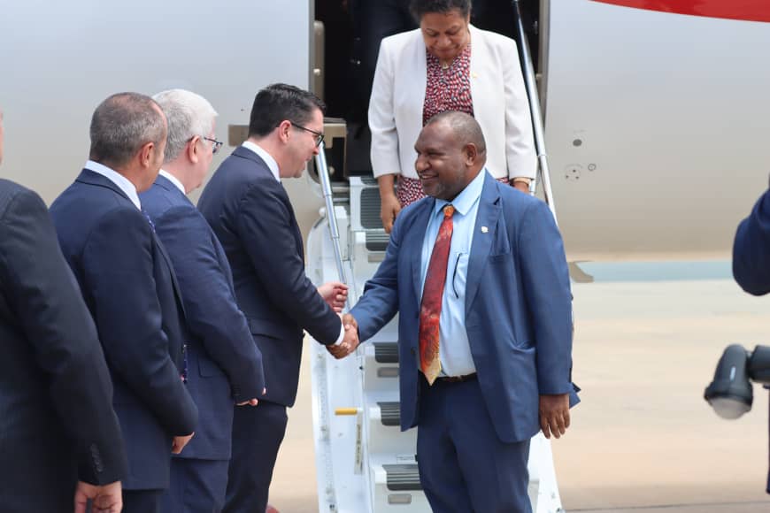 PRIME MINISTER ARRIVES IN CANBERRA FOR HIS GUEST OF GOVERNMENT VISIT