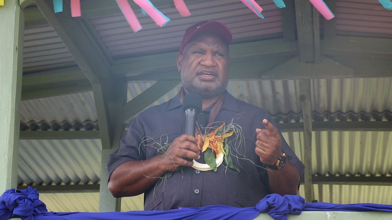 Prime Minister Commends East New Britain Governor on Reopening of Rabaul Town