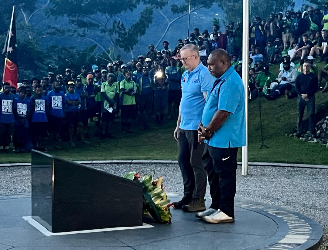 Prime Minister Commends Biage People for WWII Contributions