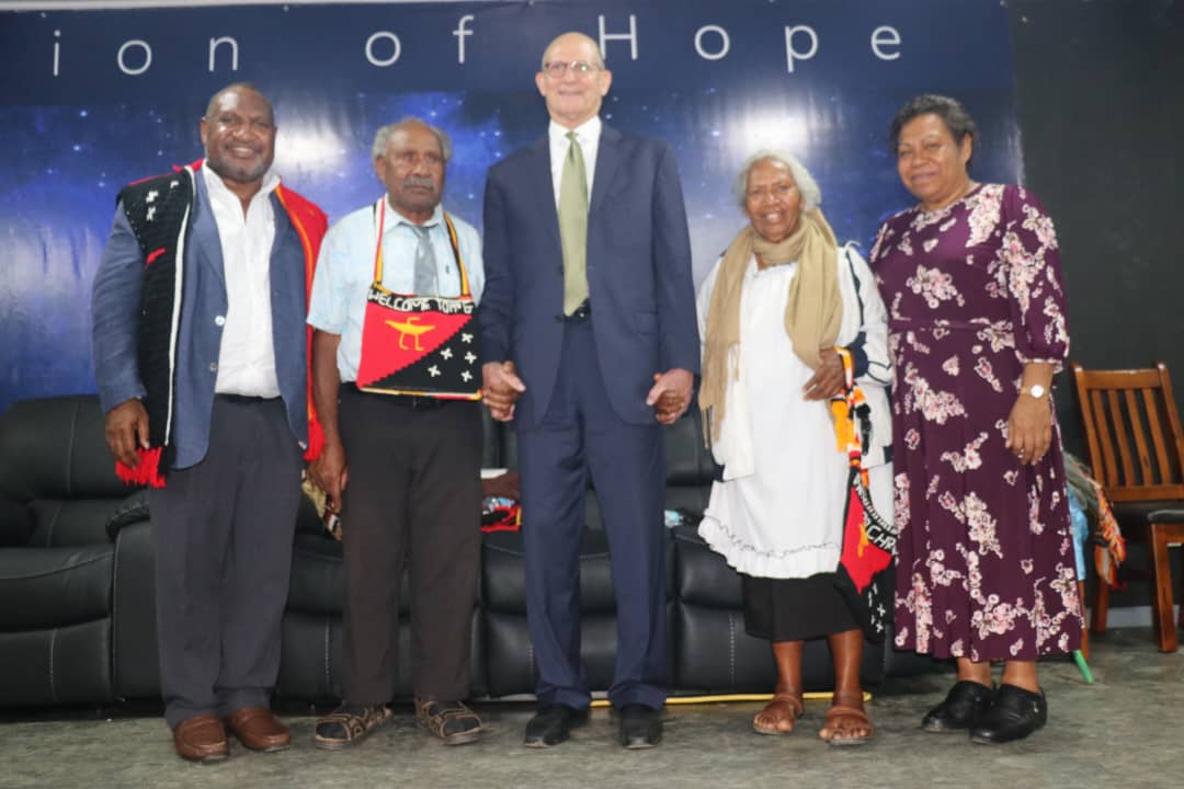 Prime Minister Marape Welcomes SDA Church Global LeaderPastor Ted Wilson to Papua New Guinea