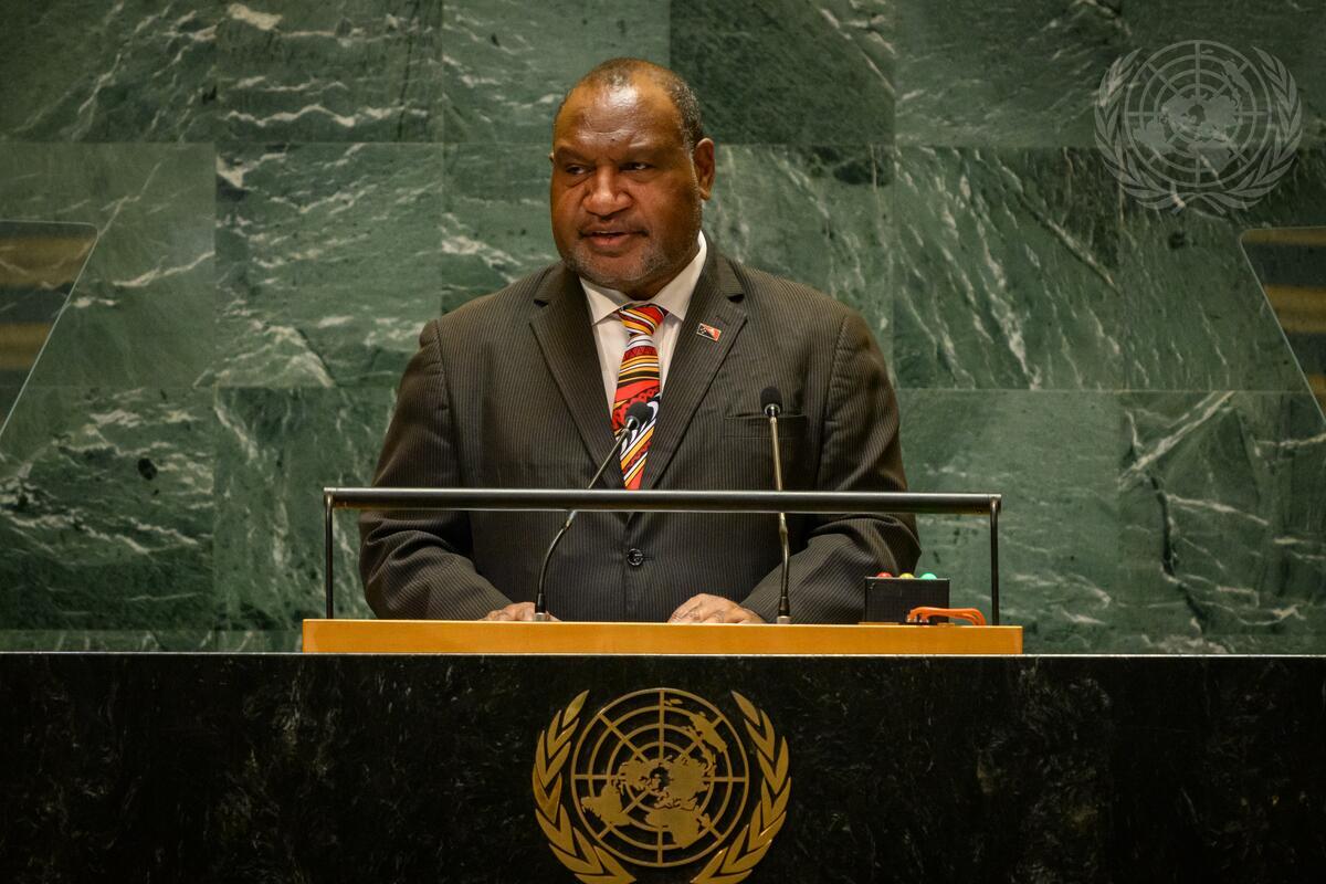 Papua New Guinea Country Statement by Honourable James Marape, MP, Prime Minister of Papua New Guinea to the 79th Session of the United Nations General Assembly High-Level General Debate, 27 September, 2024. New York, USA