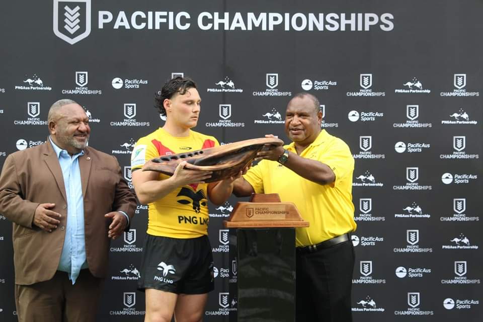Prime Minister Hon. James Marape Congratulates PNG Kumuls on Victory Over Cook Islands in Pacific Championships