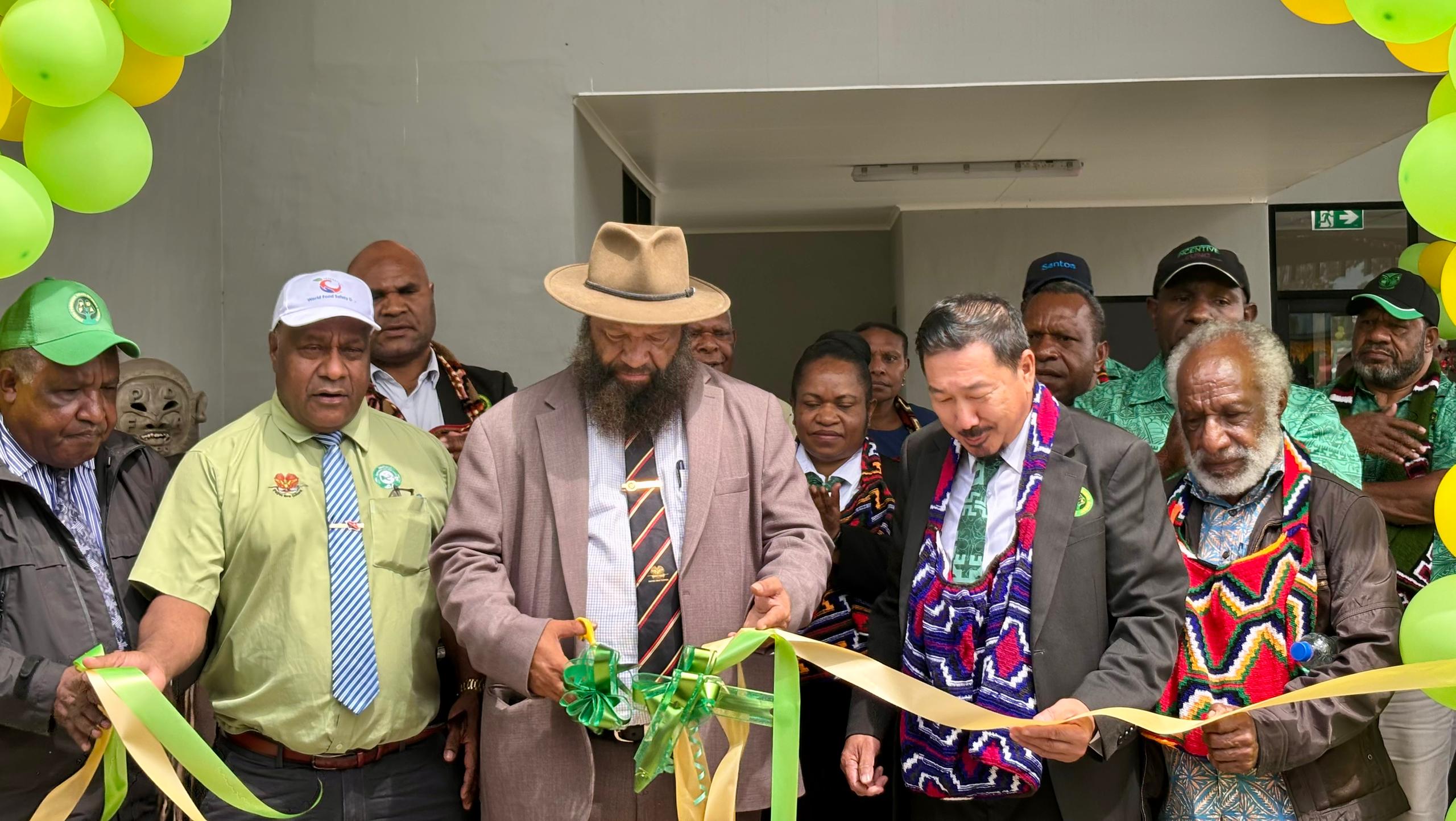 Prime Minister Marape Welcomes the Opening of Fabian Chow Training Centre in Kainantu