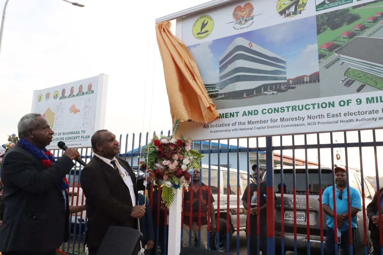 PM MARAPE COMMITS K20 MILLION FOR NINE MILE SAIVARA SATELLITE TOWNSHIP PROJECT