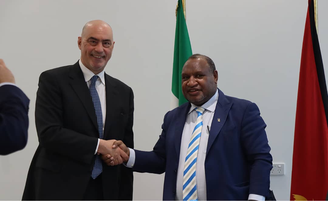 PRIME MINISTER MARAPE MEETS AMBASSADOR OF ITALY TO PNG