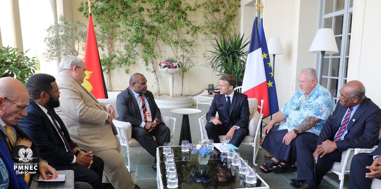 PM Marape Commends President Macron’s Leadership in Considering Another Referendum for New Caledonia