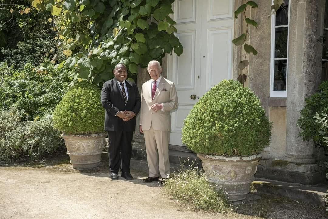 PM JAMES MARAPE ATTENDS AUDIENCE WITH HIS MAJESTY KING CHARLES III