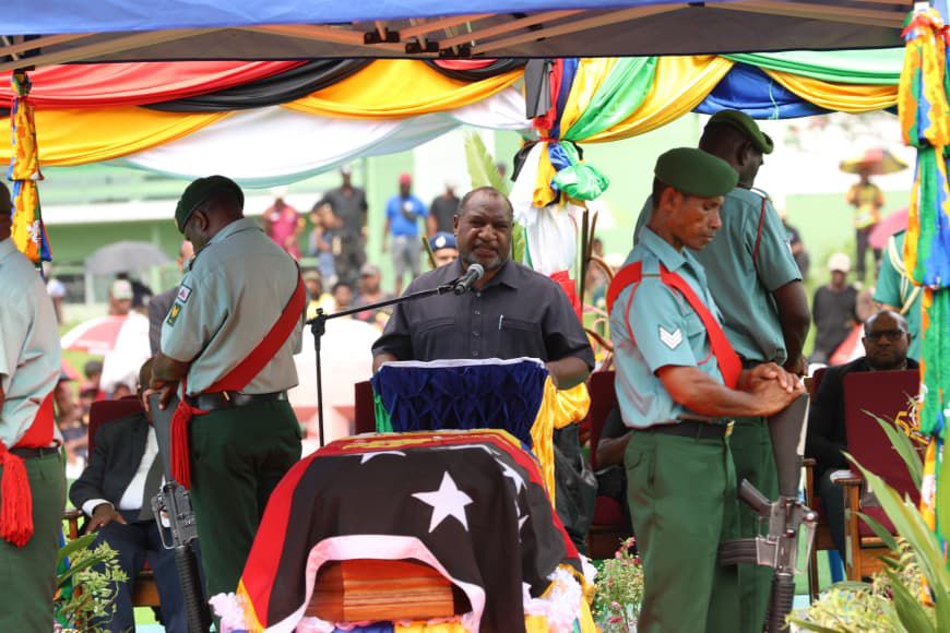 Prime Minister Marape Pays Tribute to Late Morobe Governor Luther Wenge