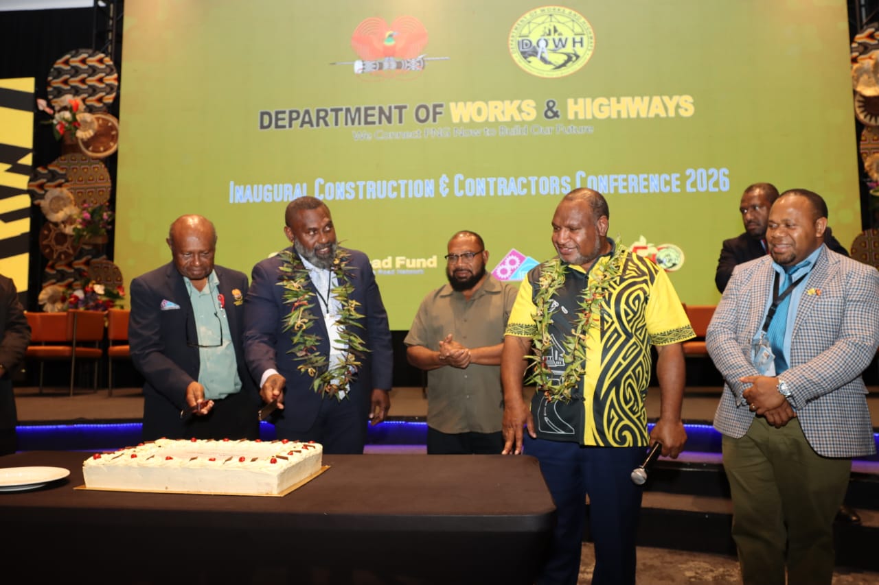 Prime Minister Marape Calls for National Unity through Infrastructure at Inaugural Construction and Contractors Conference 2026
