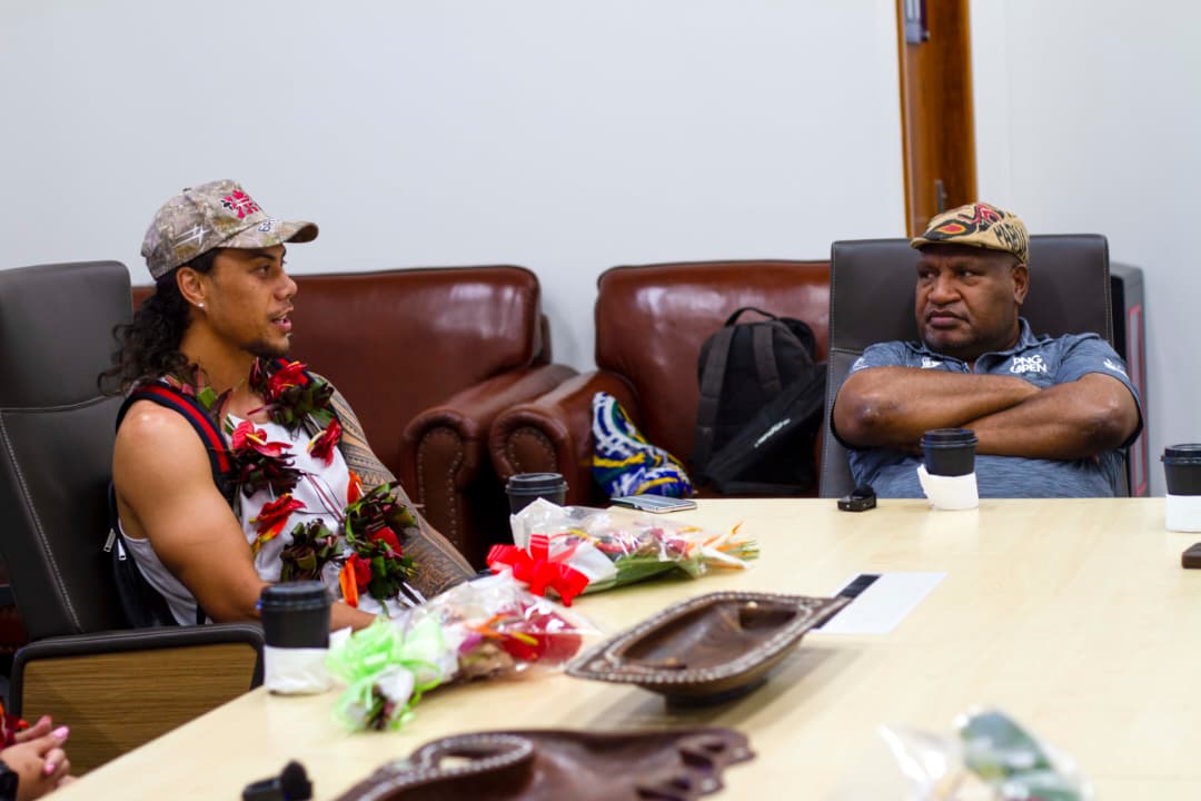 PRIME MINISTER MARAPE WELCOMES NRL STAR JEROME LUAI AS PAPUA NEW GUINEA CHIEFS’ “PLAYER NUMBER 1” AND SOON-TO-BE REGIONAL TOURISM AMBASSADOR